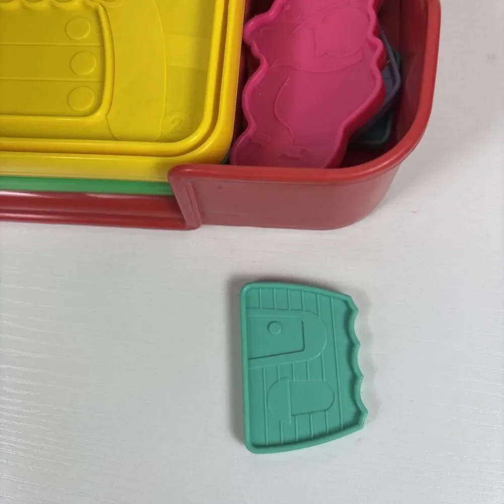 Fisher Price-Puzzle Book-9 Puzzle Pieces-1994-Vintage-As Shown Missing 2 Pieces